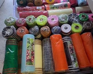 Amazing amount of craft - mesh ribbon!