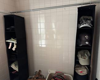 Hats & tones of purses. 