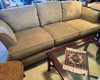 #2 - $200 - Green sage sofa. velvet. 