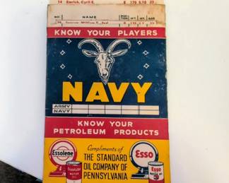 Army Navy Football player chart