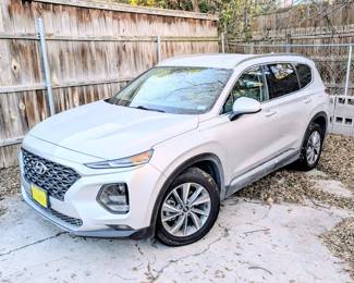 2019 Hyundai Santa Fe SEL Plus with just over 16000 miles and 2 keys. Single owner. No accidents, very clean interior with a couple of minor scuffs on exterior. Infinity Sound System. New Ever start battery.