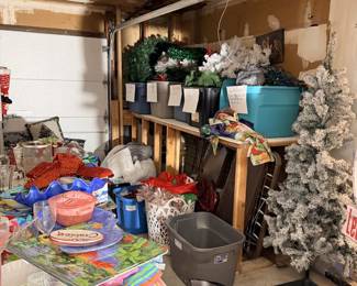 Holiday decor: Fall, Halloween, Thanksgiving, Christmas, Valentine's Day, St. Patrick's Day, Easter, Fourth of July, party supplies, baking supplies.