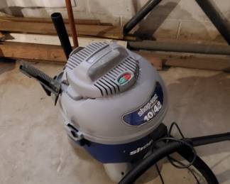 Shop vac works great and has rarely been used.