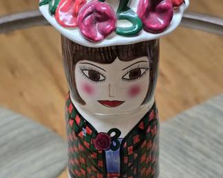 Owner collected many unique and adorable items, such as this cute vase.