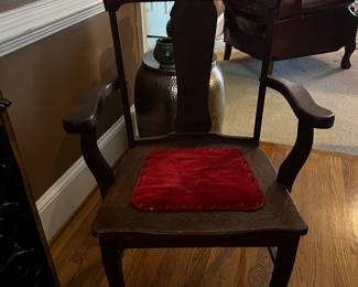 Vintage T- Back Armchair