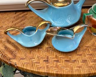 Vintage Pearl China Co, Tea Set 22Kt. Gold trim