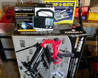 Assorted Tools and Emergency Radio
