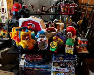 Vintage Fisher Price Toys and Board Games