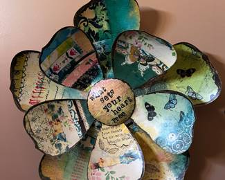 Hand Made Paper Mixed Media Wall Art