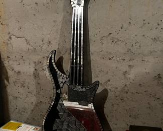 Mosaic Guitar Decor