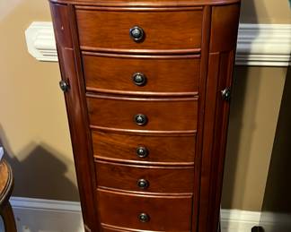 Jewelry Armoire Two Sides for Necklaces