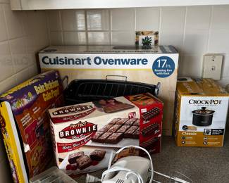 Assorted Kitchen Essentials and Fondue Sets