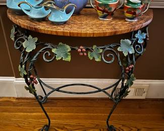 Wrought Iron Console Table