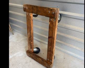 Heavy duty, fourwheel dolly