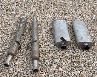 Exhaust cherry bombs and mufflers