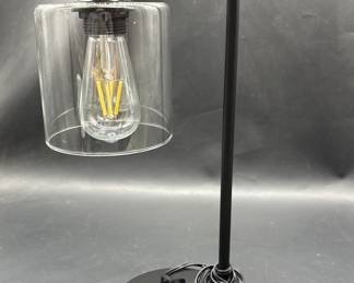 Industrial Style Desk Light w/ Edison Bulb