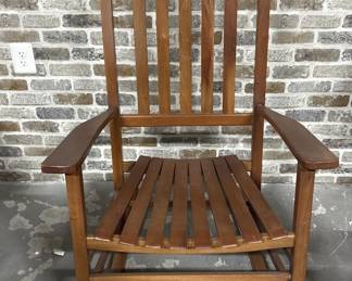 Wooden Outdoor Porch Rocking Chair