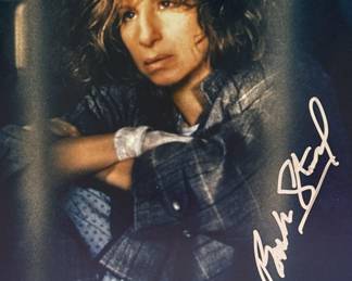 Autographed Photo of Barbara Streisand W/ COA