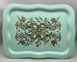 Vintage American Art Works Social Supper Tray