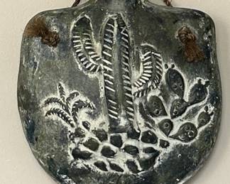 Southwestern Pottery Vessel w/ Desert Image