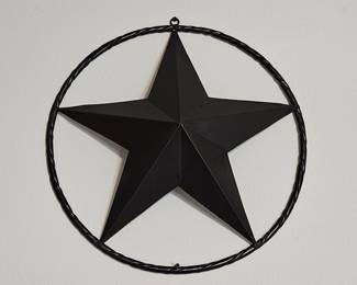 2- Texas Heavy Metal Stars, Wall Decor
