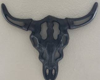 Black Iron Steer Head w/ Horns