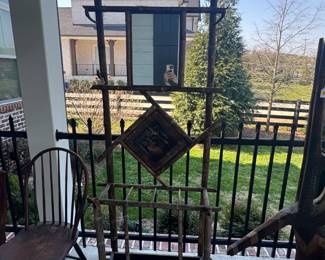 Antique Bamboo Umbrella Stand