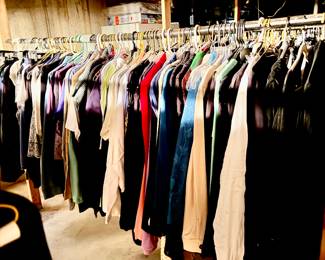 Basement!! ROWS ROWS OF BRAND NEW CLOTHES WITH TAGS!!!