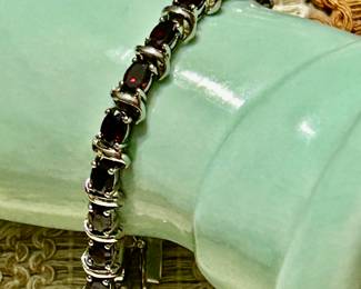 garnets and sterling