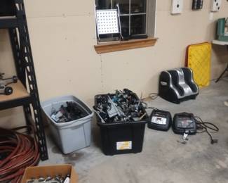 Water hoses and sprinklers 