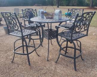 Beautiful outdoor table and chair