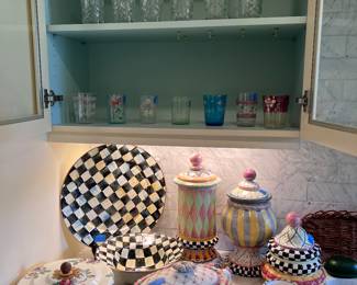 Mackenzie Childs, glassware