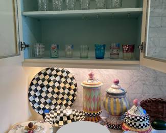 Mackenzie Childs, glassware