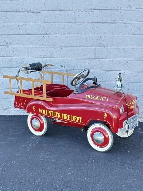 fire truck pedal car