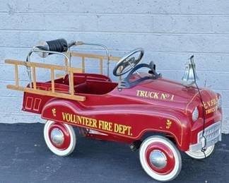fire truck pedal car