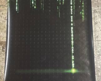 rare holo matrix poster