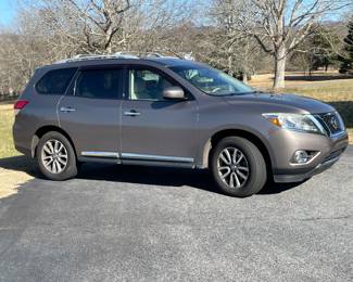 2013 Nissan Pathfinder -  one owner, 171,000 miles, kept in garage w/regular maintenance. Available for pre-sale after 1/18.