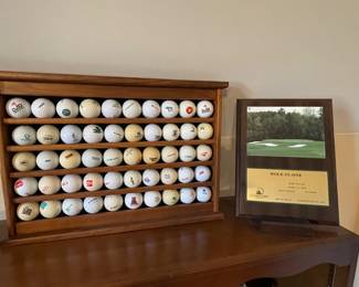 Bob's gold ball collection
