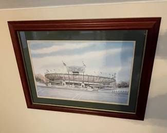 framed print of Legion Field