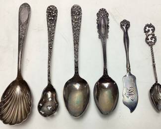 (6) STERLING SILVER SPOONS, 133.9g TOTAL WEIGHT