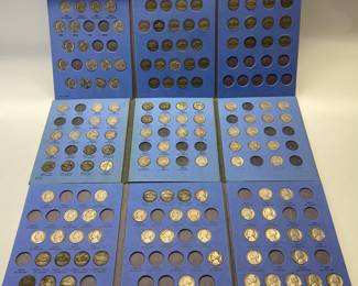 55 WAR NICKELS, 35% SILVERJEFFERSON NICKEL COLLECTION. 137 JEFFERSON NICKEL COLLECTION WITH 55 NICKELS WITH MINT MARK OVER MONTICELLO ON REVERSE. PHOTOS INDICATE THAT EACH NICKEL SHOWING REVERSE SIDE HAS MINT MARK OVER MONTICELLO. 1942-1945 NICKELS CONTAIN 35 PERCENT SILVER