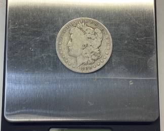 1880-O MORGAN SILVER DOLLAR New Orleans mint