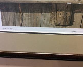 BOB TIMBERLAKE SIGNED #809/1000 KNOTTS ISLAND DECOYS FRAMED 33in by 27in NO SHIPPING PICKUP ONLY