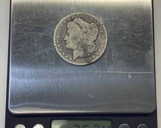 1880-S MORGAN SILVER DOLLAR San Francisco mint