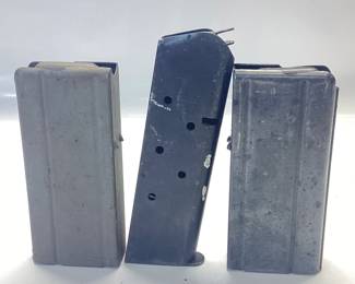 2) 30cal CARBINE MAGAZINES, 1911 MAGAZINE
