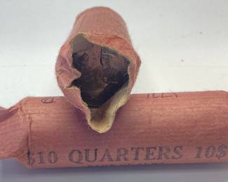 2) ROLLS OF WASHINGTON QUARTERS 1776-1976 BICENTENNIAL.