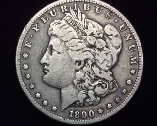 1890-CC CARSON CITY MORGAN SILVER DOLLAR 26.33 GRAMS