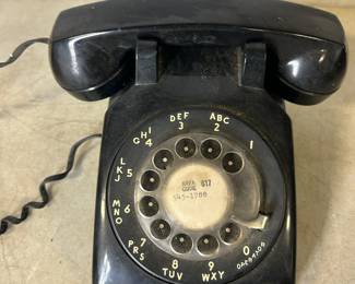 Rotary dialed phone