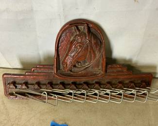 Horse themed hanger didplay