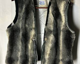 fur vest